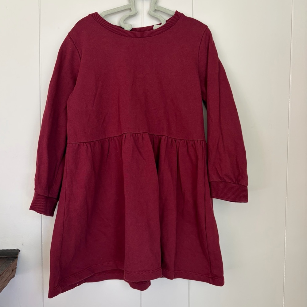 H&M Maroon sweat dress